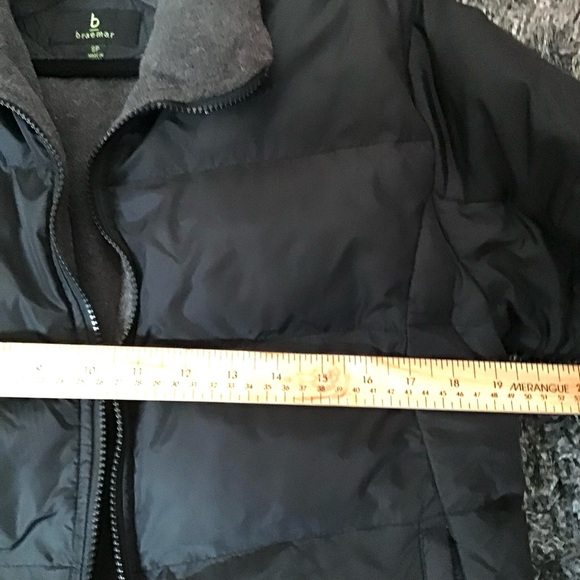 Braemar Black Unisex Puffer Jacket Size SP Pre-Loved Excellent Condition - Picture 4 of 6